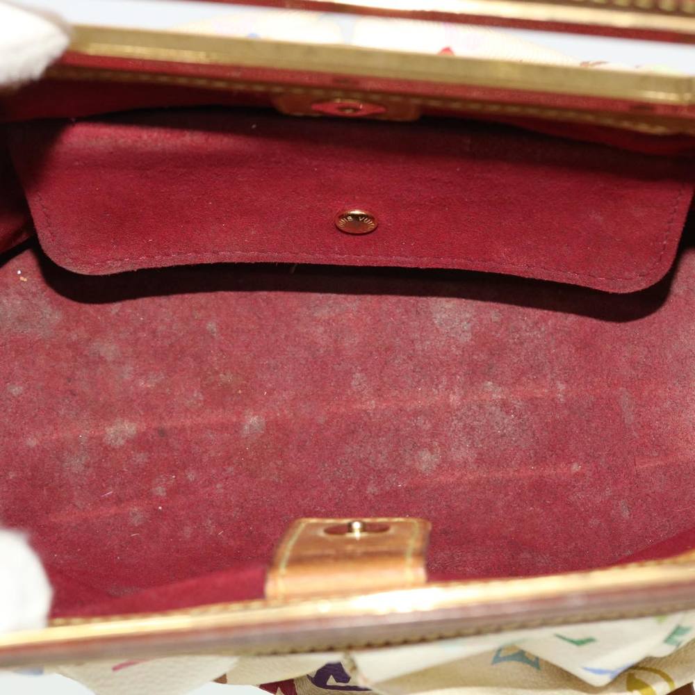 LOUIS VUITTON Monogram Multicolor Judy PM Shoulder Bag White M40257 Auth 43838 - Picture 11 of 16